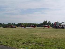 la Patrouille Tranchant avant la d�monstration
