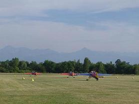 La Patrouille Tranchant devant nos Pyr�n�es