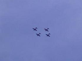 la Patrouille Tranchant en vol