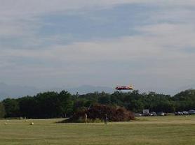 Yak 54 � l'atterrissage