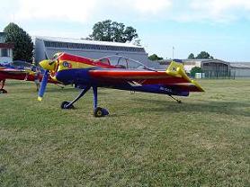 le Yak 54 sur l'a�rodrome de Tarbes Laloub�re