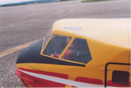 Canadair CL215, vue sur la cabine...aucun d�faut de fabrication