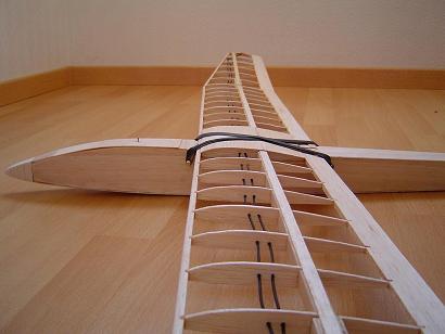 planeur avant entoilage